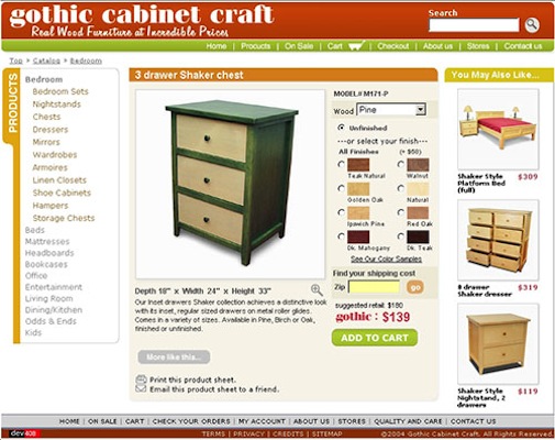 408 Group Gothic Cabinet Craft